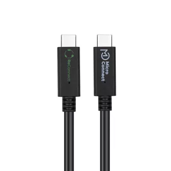 Microconnect ECO-USB3.2CC0.5 USB-kaapeli USB 3.2 Gen 2x2 0,5 m USB C musta