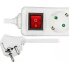 Microconnect GRU0035WS jatkojohto 5 m 3 AC-lähtöä valkoinen