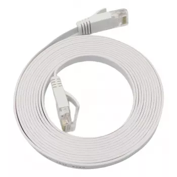 Microconnect V-UTP6A07W-FLAT-LSZH verkkokaapeli valkoinen 7 m Cat6a U/UTP (UTP)