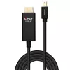 Lindy 3 m aktiivinen Mini DisplayPort - HDMI -kaapeli HDR:llä