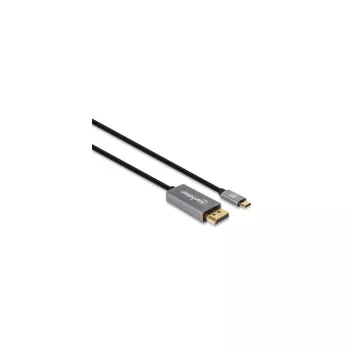Manhattan USB-C - DisplayPort 1.4 -kaapeli, 8K@60Hz, 3 m, uros - uros, ei kaksisuuntainen, musta, kolmen vuoden takuu