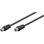 Microconnect COAX015 koaksiaalikaapeli 1,5 m musta