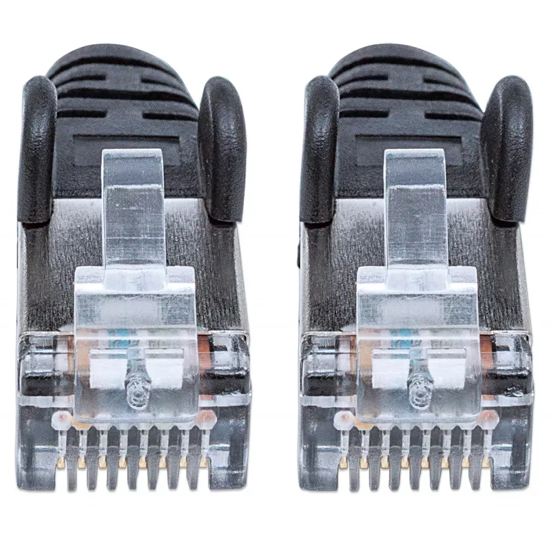 Verkkokaapeli Intellinet Cat6A RJ45 1,5 m musta