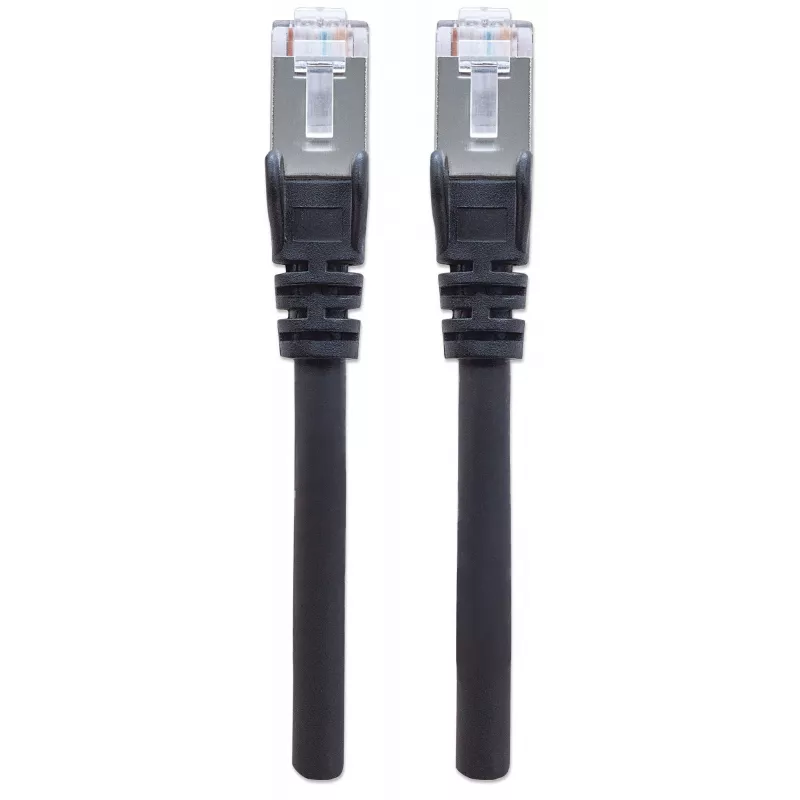 Verkkokaapeli Intellinet Cat6A RJ45 1,5 m musta