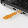 Portinestosarja Lindy RJ45-porttilukot oranssi 10 kpl + 1 avain