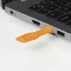 Portinestosarja Lindy RJ45-porttilukot oranssi 10 kpl + 1 avain