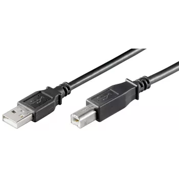 Microconnect USBAB3B-LSZH USB-kaapeli USB 2.0 3 m USB A USB B musta