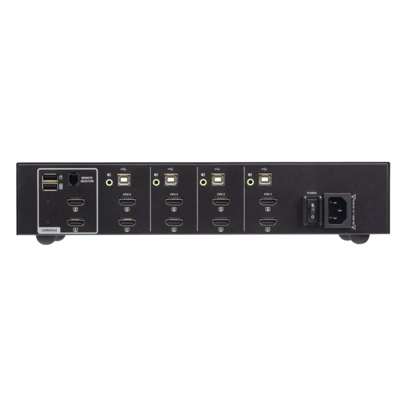 ATEN 4-porttinen USB HDMI Dual Display Secure KVM -kytkin 4K Ultra HD