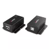 Verkkolähetin ja -vastaanotin Lindy 50m 2 Port USB 2.0 Cat. 6 -jatko