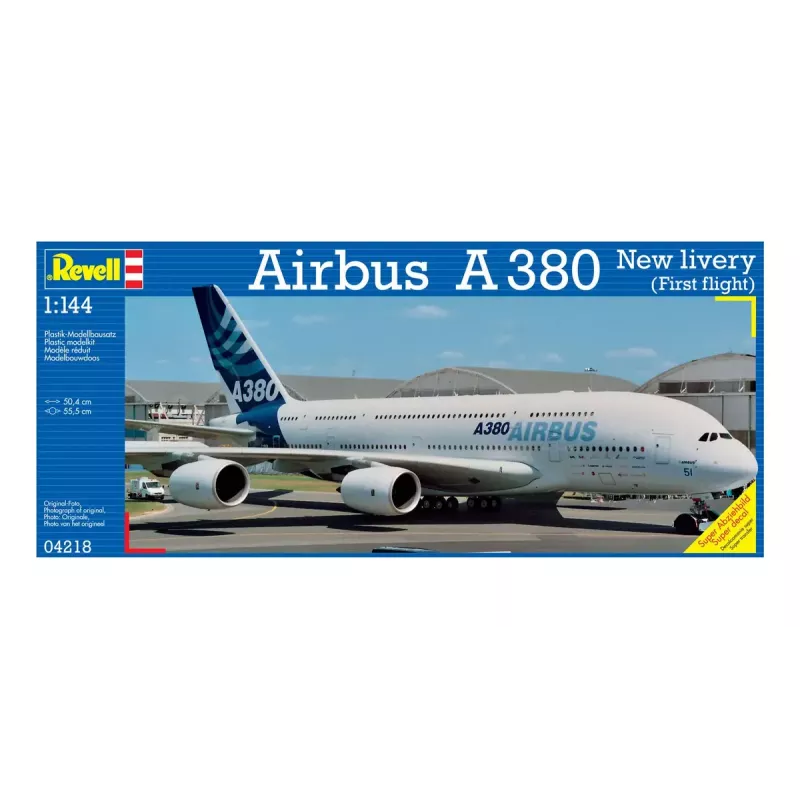 Mallirakennussarja Revell Airbus A 380 Design Neue Lackierung Erstflug