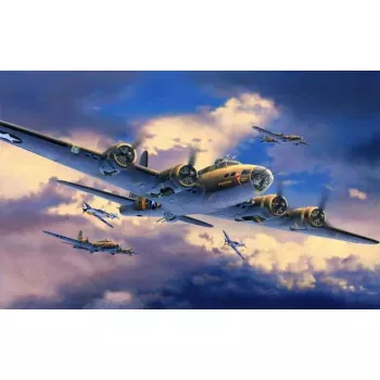 Kiinteäsiipisen lentokoneen malli Revell B-17F Memphis Belle
