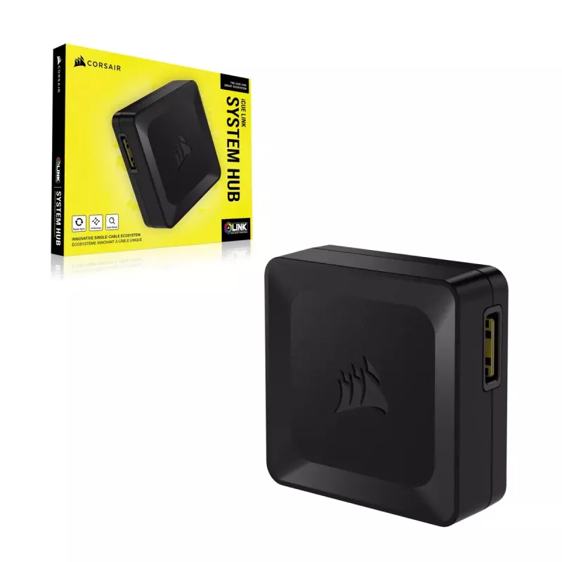 Tuulettimen ohjain Corsair iCUE LINK System Hub musta 1 kpl