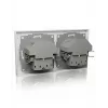 ICY BOX IB-MPS4200W-PD pistorasia tyyppi F + USB A + USB C valkoinen