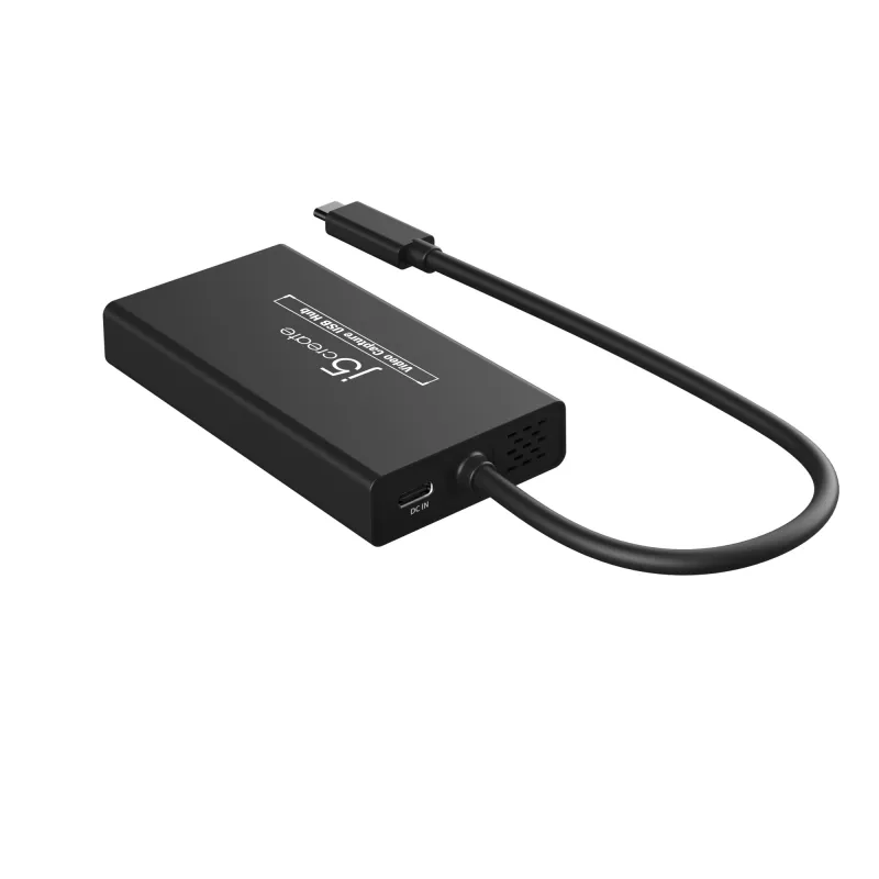 j5create JVA01-N videokaappaus USB-keskitin 1920x1080 30Hz musta