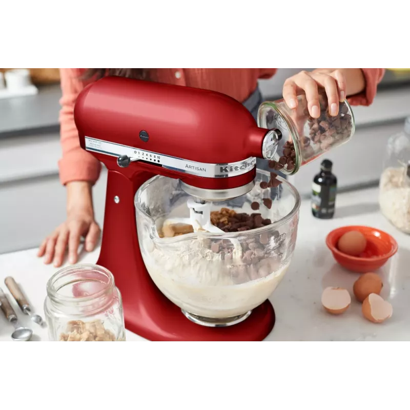 KitchenAid Artisan 5KSM175PS yleiskone — 300 W, 4,8 l ruostumaton teräskulho, punainen