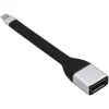 Techly ICOC-USBC-DP12 videokaapeli-adapteri 0,131 m USB Type-C DisplayPort musta