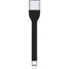 Techly ICOC-USBC-DP12 videokaapeli-adapteri 0,131 m USB Type-C DisplayPort musta