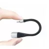 Techly ICOC-USBC-DP12 videokaapeli-adapteri 0,131 m USB Type-C DisplayPort musta