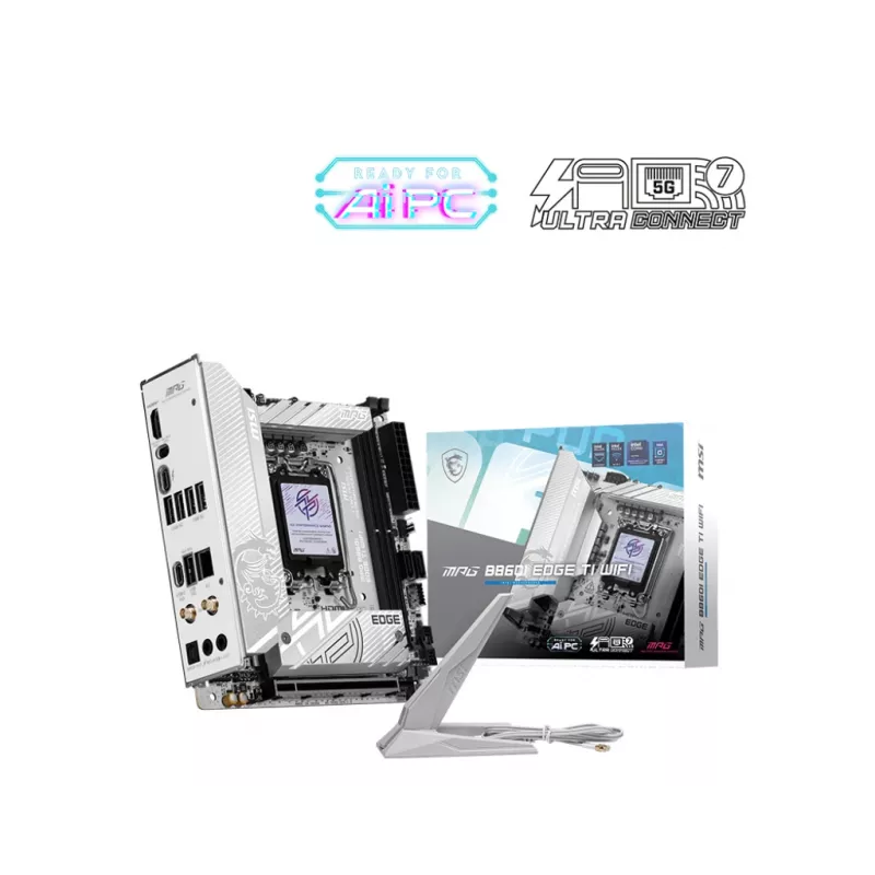 MSI MPG B860I EDGE TI WIFI emolevy Intel B860 LGA 1851 (Socket V1) Mini-ITX