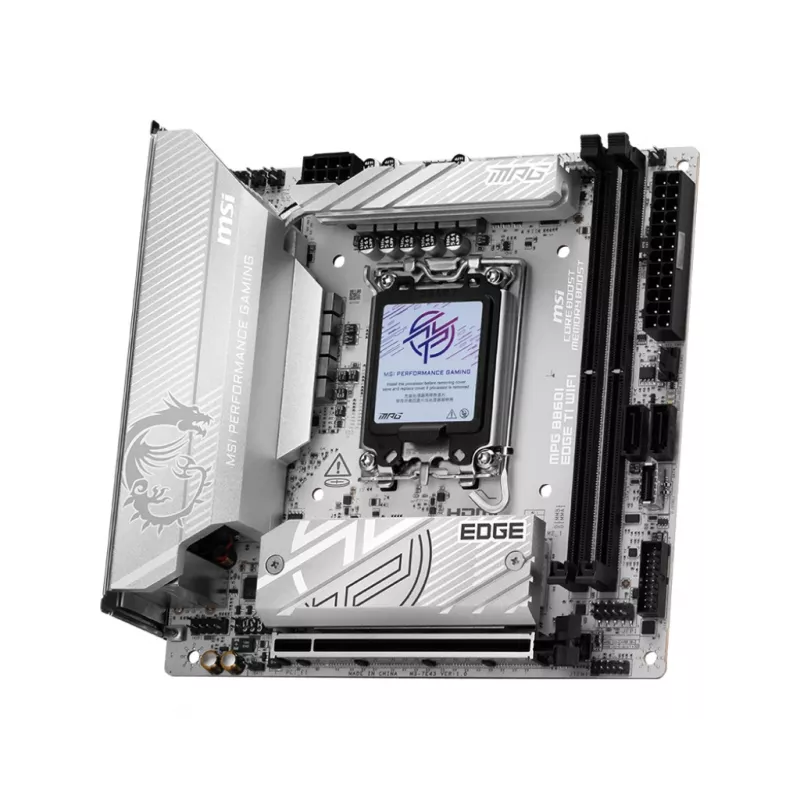 MSI MPG B860I EDGE TI WIFI emolevy Intel B860 LGA 1851 (Socket V1) Mini-ITX
