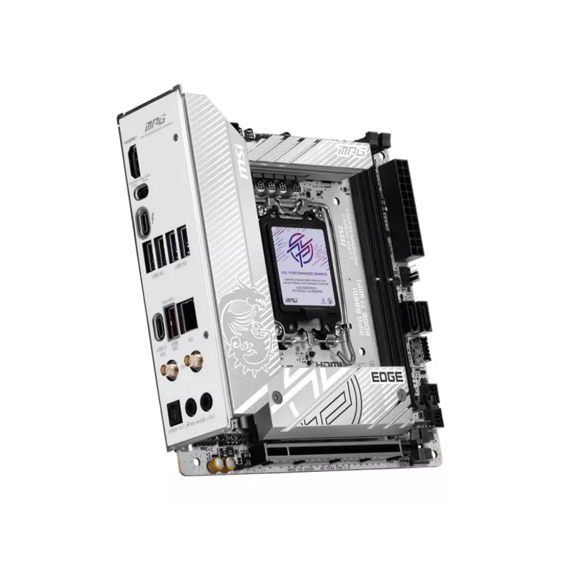 MSI MPG B860I EDGE TI WIFI emolevy Intel B860 LGA 1851 (Socket V1) Mini-ITX