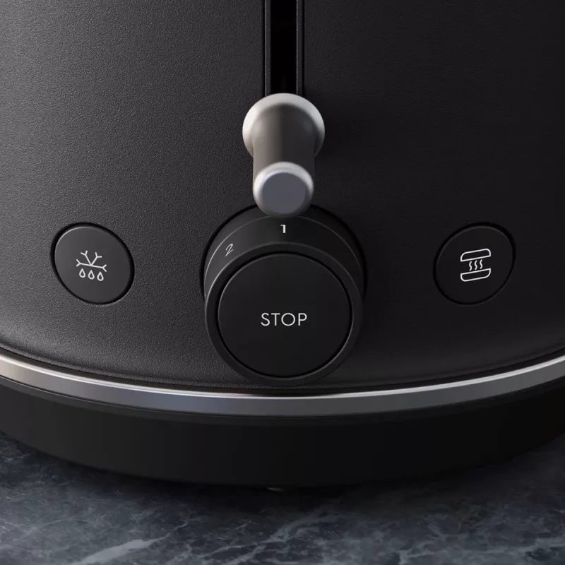 Leivänpaahdin Electrolux E7T1-6BP 2 viipaletta 980 W musta