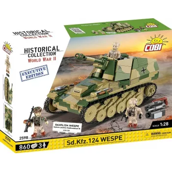 Cobi Blocks SD.KFZ.124 Wespe rakennussarja, 860 palikkaa