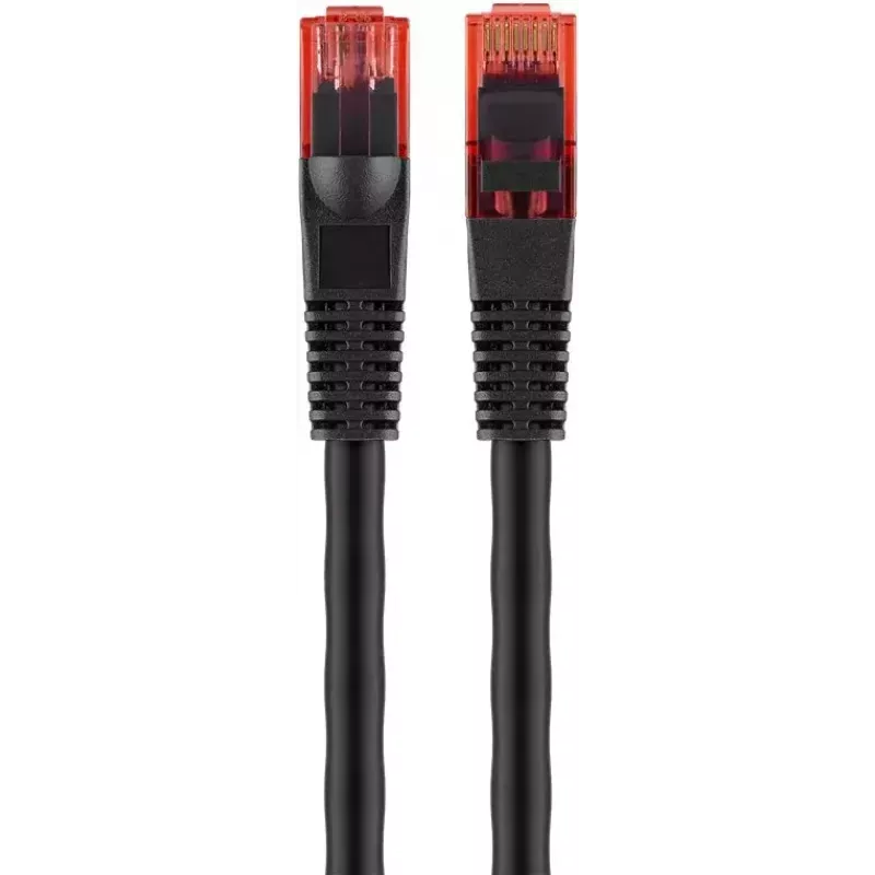 Goobay 55434 RJ-45 Cat6 -verkkokaapeli 20 m musta