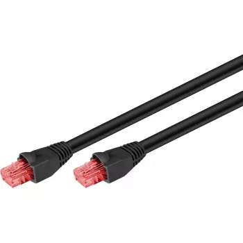 Goobay 55434 RJ-45 Cat6 -verkkokaapeli 20 m musta