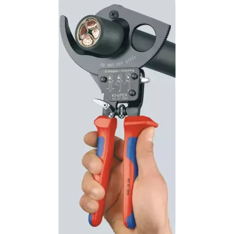 Knipex 95 31 250 kaapelinleikkuri, 250 mm