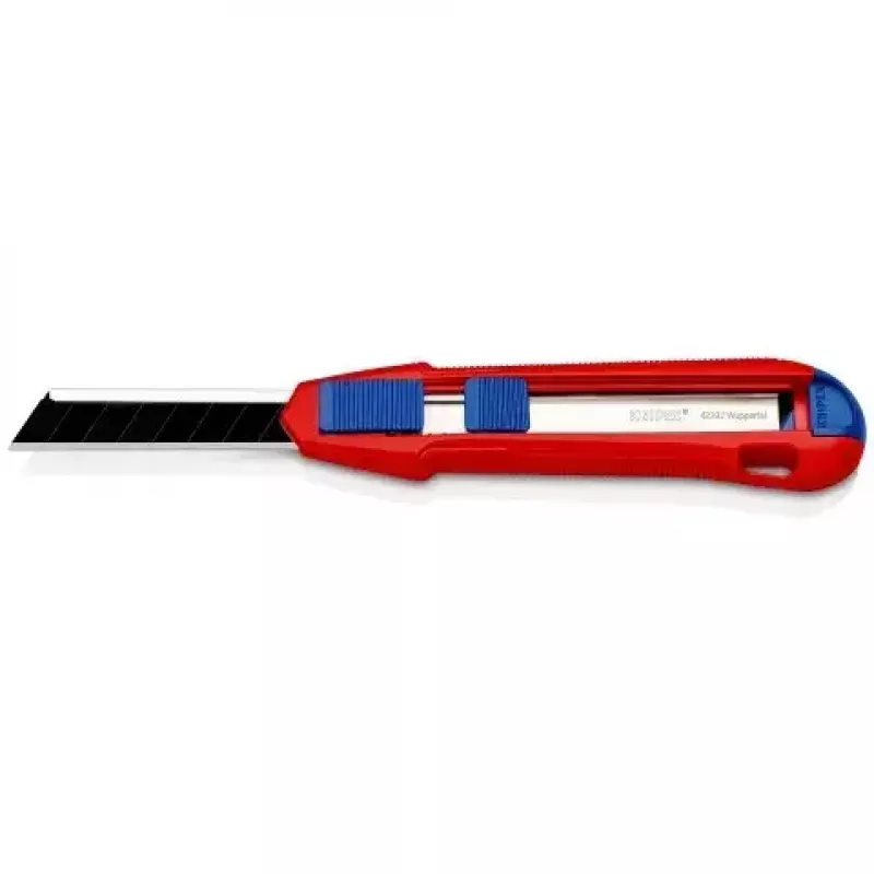 Katkaisuteräinen veitsi Knipex CutiX® musta sininen punainen