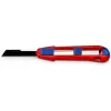 Katkaisuteräinen veitsi Knipex CutiX® musta sininen punainen