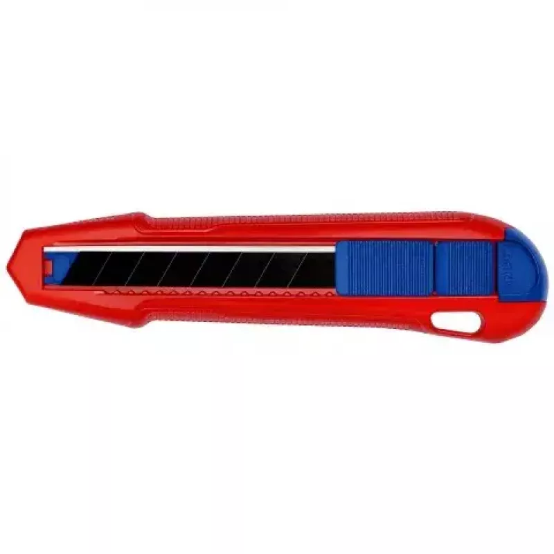 Katkaisuteräinen veitsi Knipex CutiX® musta sininen punainen