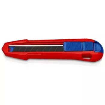 Katkaisuteräinen veitsi Knipex CutiX® musta sininen punainen