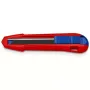 Katkaisuteräinen veitsi Knipex CutiX® musta sininen punainen