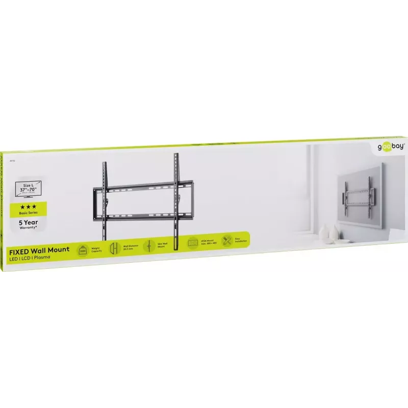 TV-teline Goobay 49732 177,8 cm (70 inch) musta