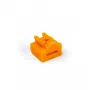 Portin estotulppa + avain Smartkeeper NL03PKOR RJ-45 oranssi 10 kpl