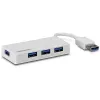 TRENDnet TU3-H4E 4-porttinen USB 3.0 -minihubi, pöytämalli