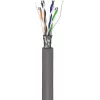 Verkkokaapeli Goobay CAT 5e F/UTP harmaa 100m