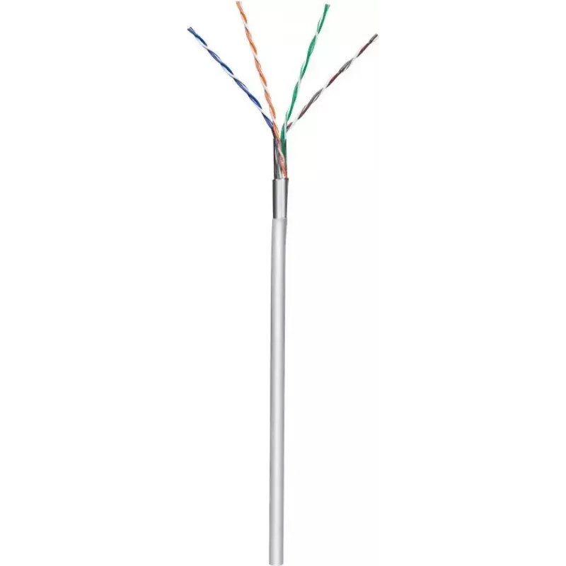 Verkkokaapeli Goobay CAT 5e F/UTP harmaa 100m