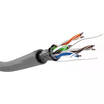 Verkkokaapeli Goobay CAT 5e F/UTP harmaa 100m