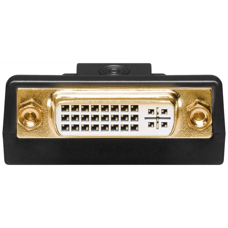 Goobay DisplayPort/DVI-D-adapteri 1.1 kullattu musta