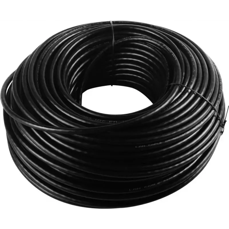 Verkkokaapeli Goobay 94399 U/UTP Cat6 305 m musta