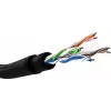 Verkkokaapeli Goobay 94399 U/UTP Cat6 305 m musta