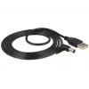 Virtakaapeli USB A DC 1,5 m DeLOCK 83578