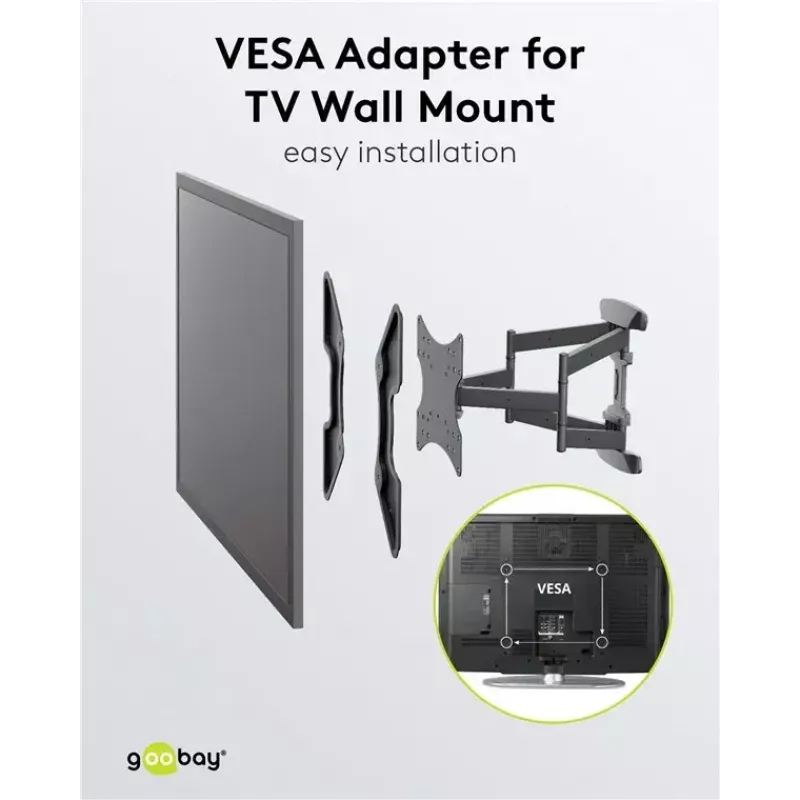 VESA-adapteri TV:n seinätelineeseen Goobay 60134