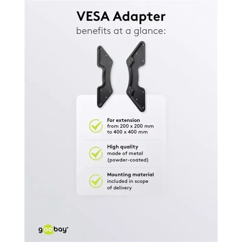 VESA-adapteri TV:n seinätelineeseen Goobay 60134