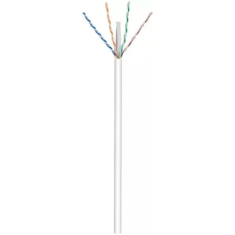 Goobay CAT 6 U/UTP verkkokaapeli 94965, 100 m, valkoinen