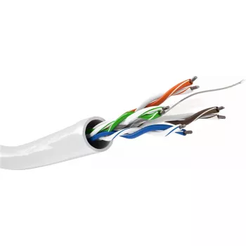 Goobay CAT 6 U/UTP verkkokaapeli 94965, 100 m, valkoinen