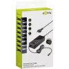Goobay 81 W kannettavan virtalähde, musta, 1,6 m, sis. USB:n ja 8 DC-sovitinta